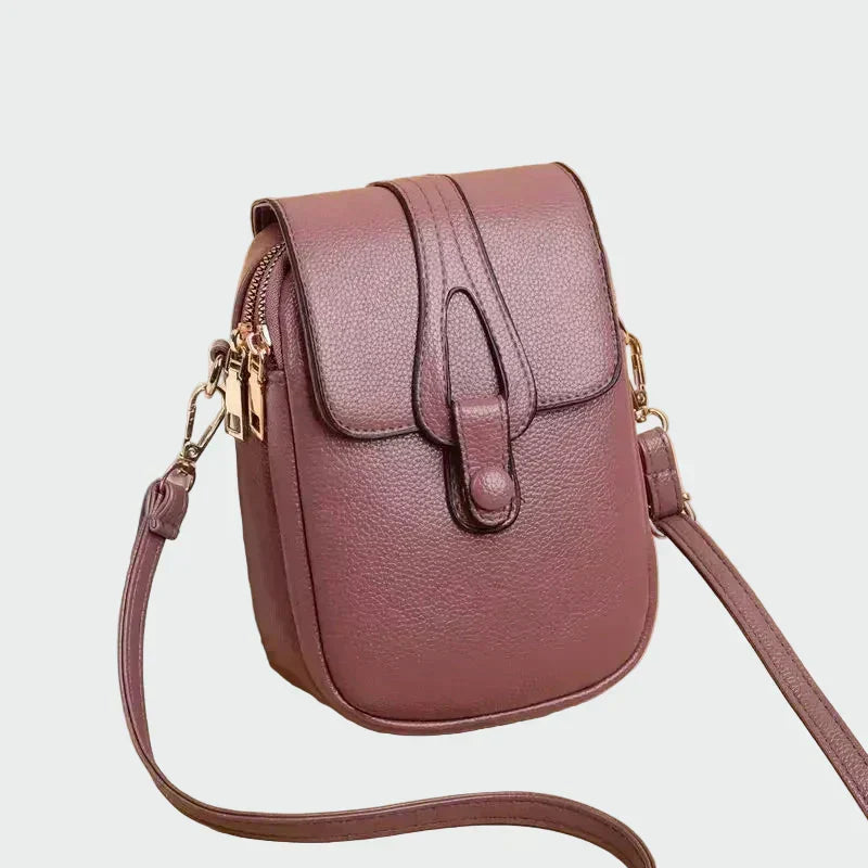 Elegante borsa in pelle retrò