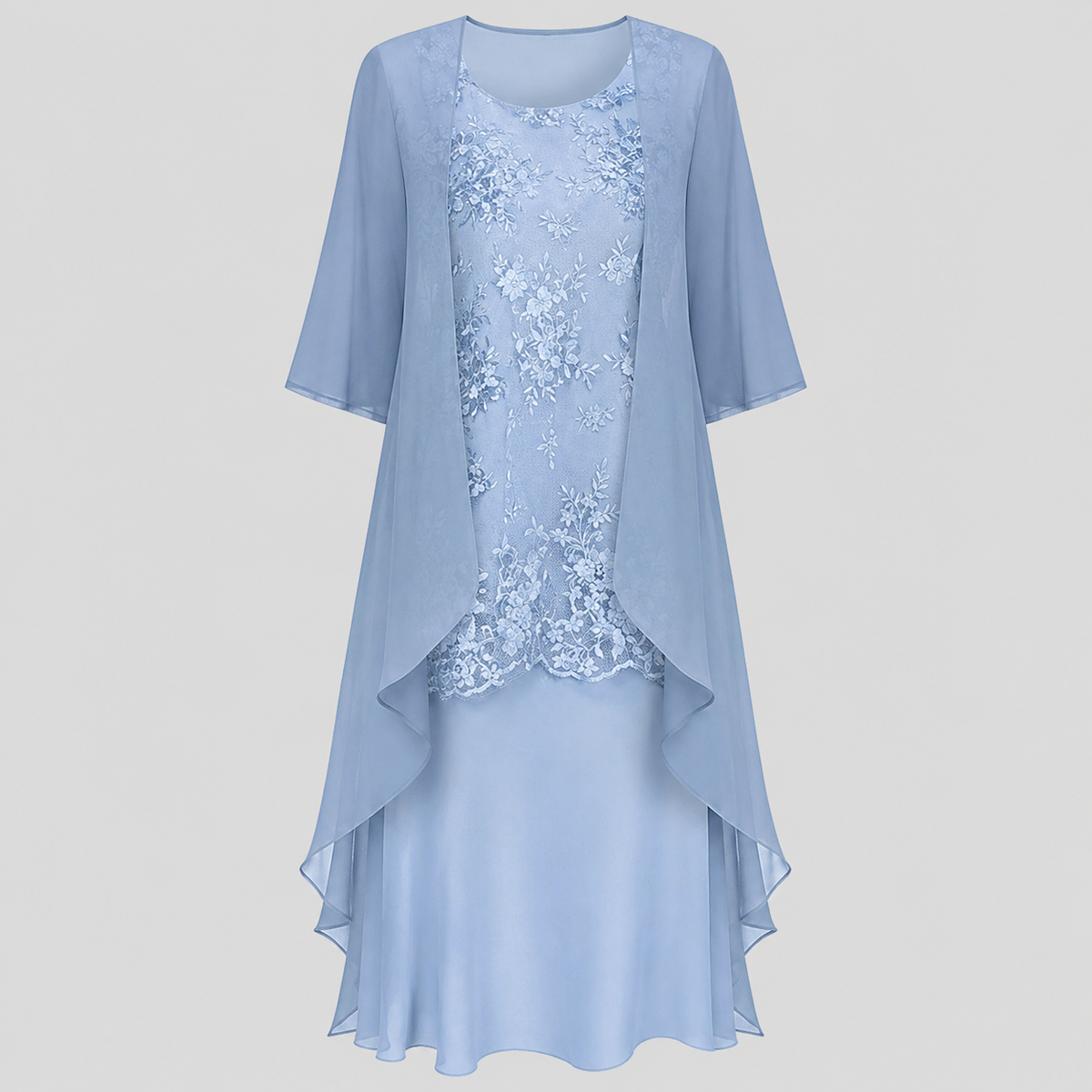 Lumi - Abito Due Pezzi in Satin