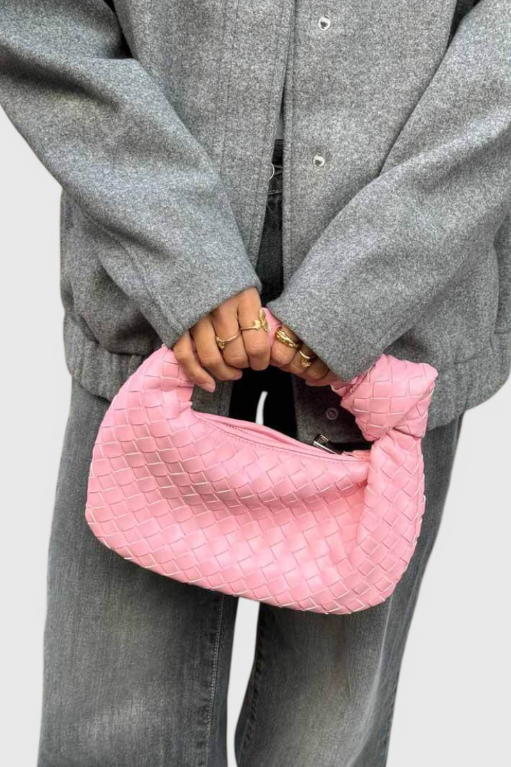 Borsa Sage Satchel Mini Intrecciata