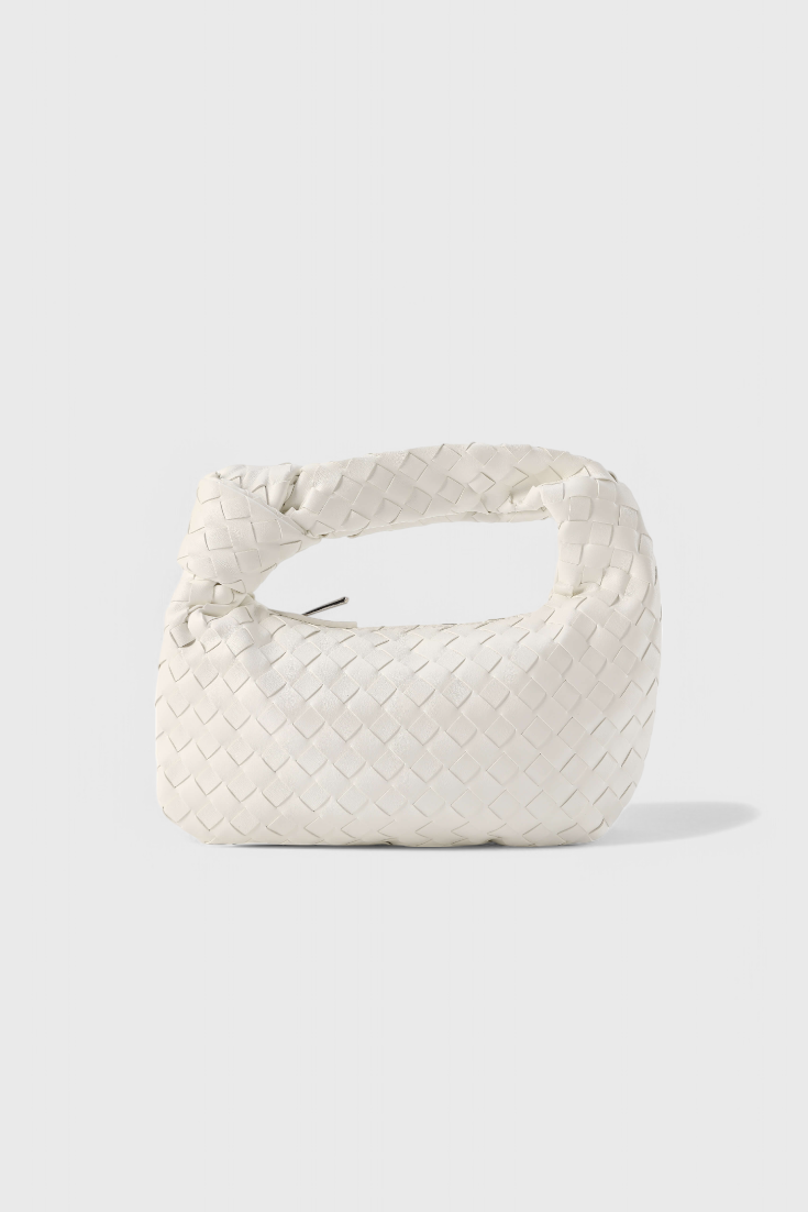 Borsa Sage Satchel Mini Intrecciata