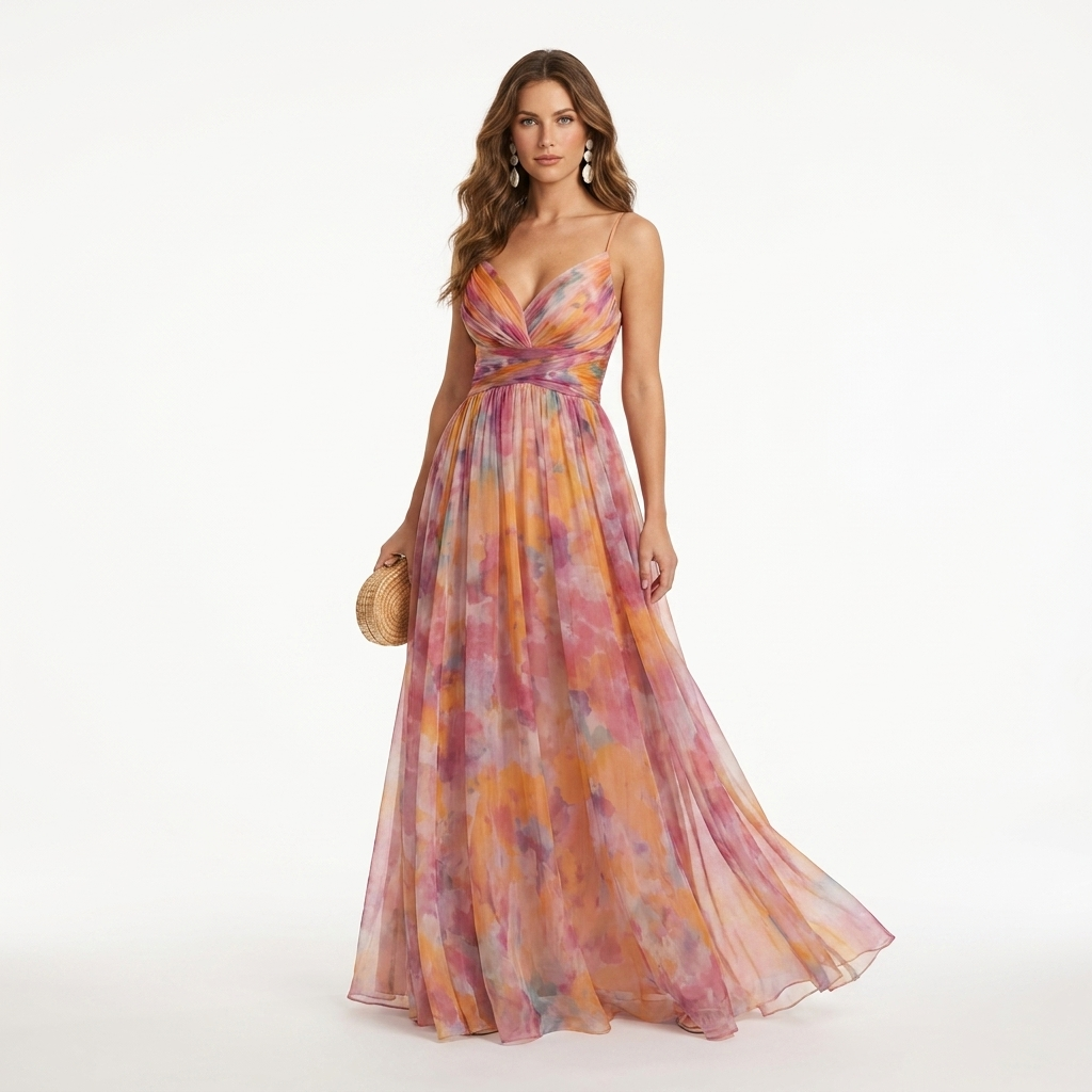 Nikoletta - Abito maxi floreale