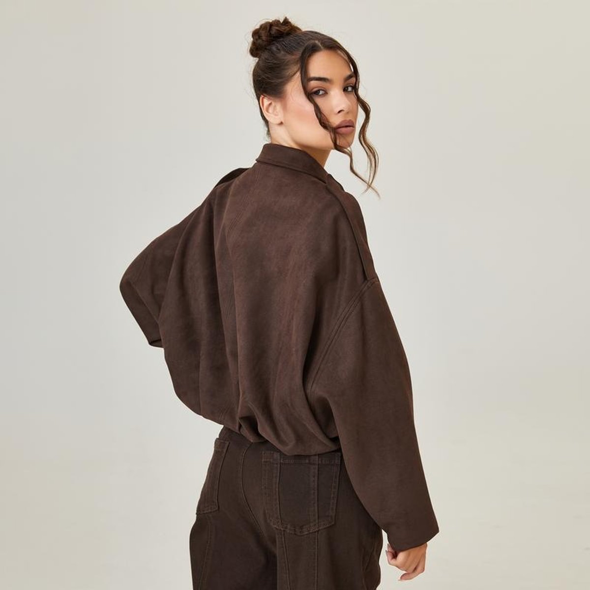 Весела | Релаксиран Oversized Бомбер Якета