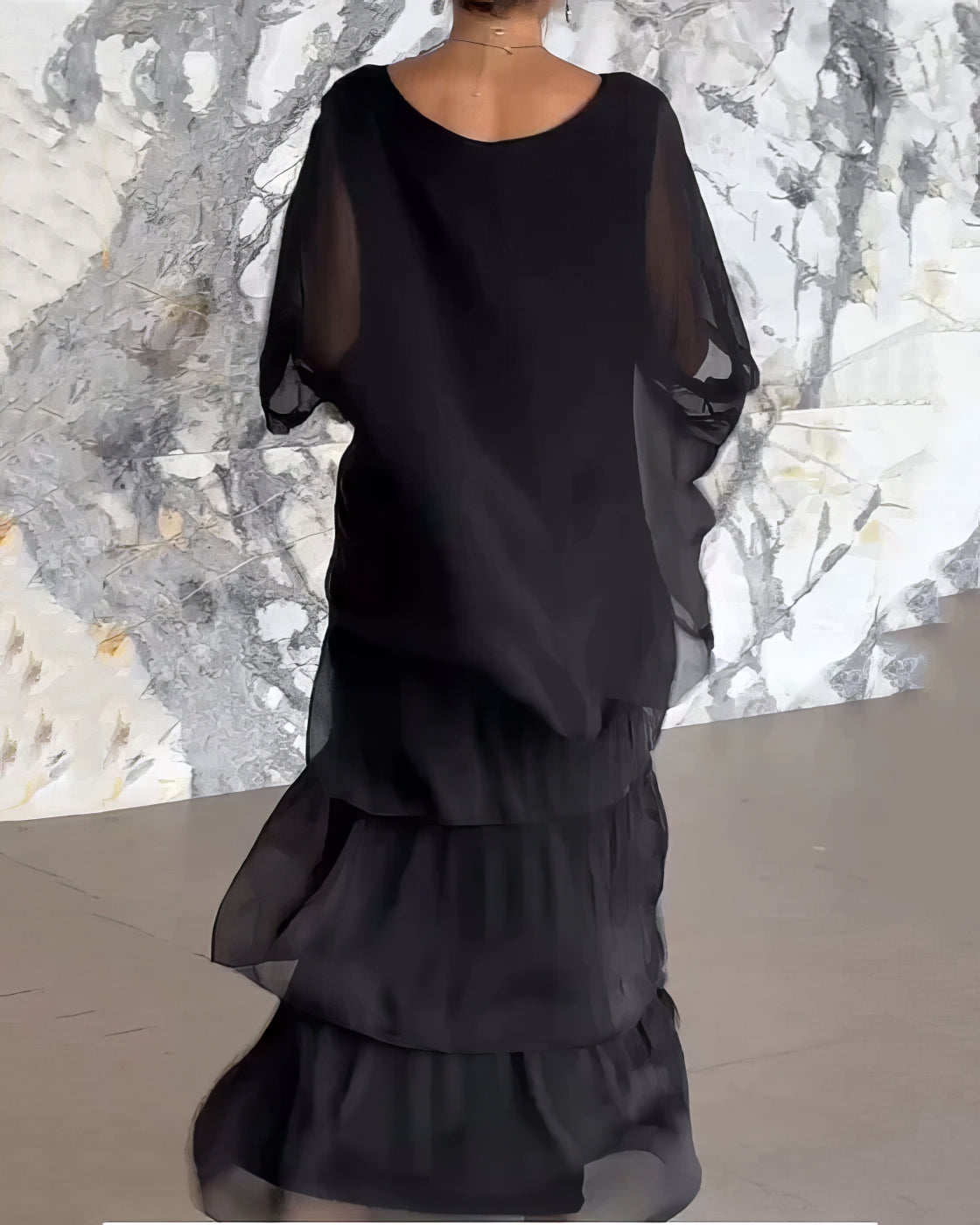 Caroline | Abito maxi elegante, comodo per tutte le occasioni