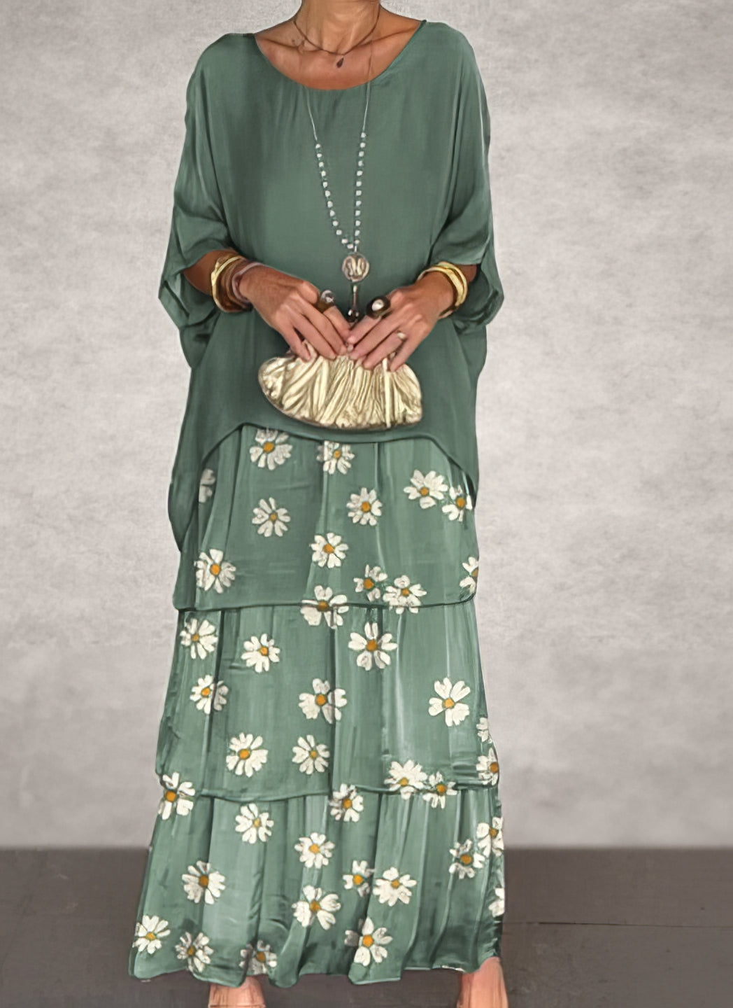 Caroline | Abito maxi elegante, comodo per tutte le occasioni