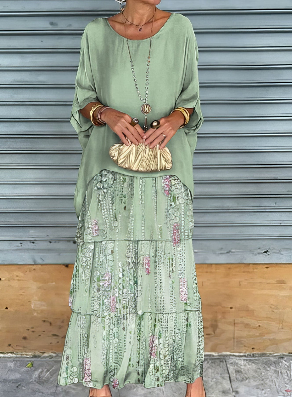 Caroline | Abito maxi elegante, comodo per tutte le occasioni