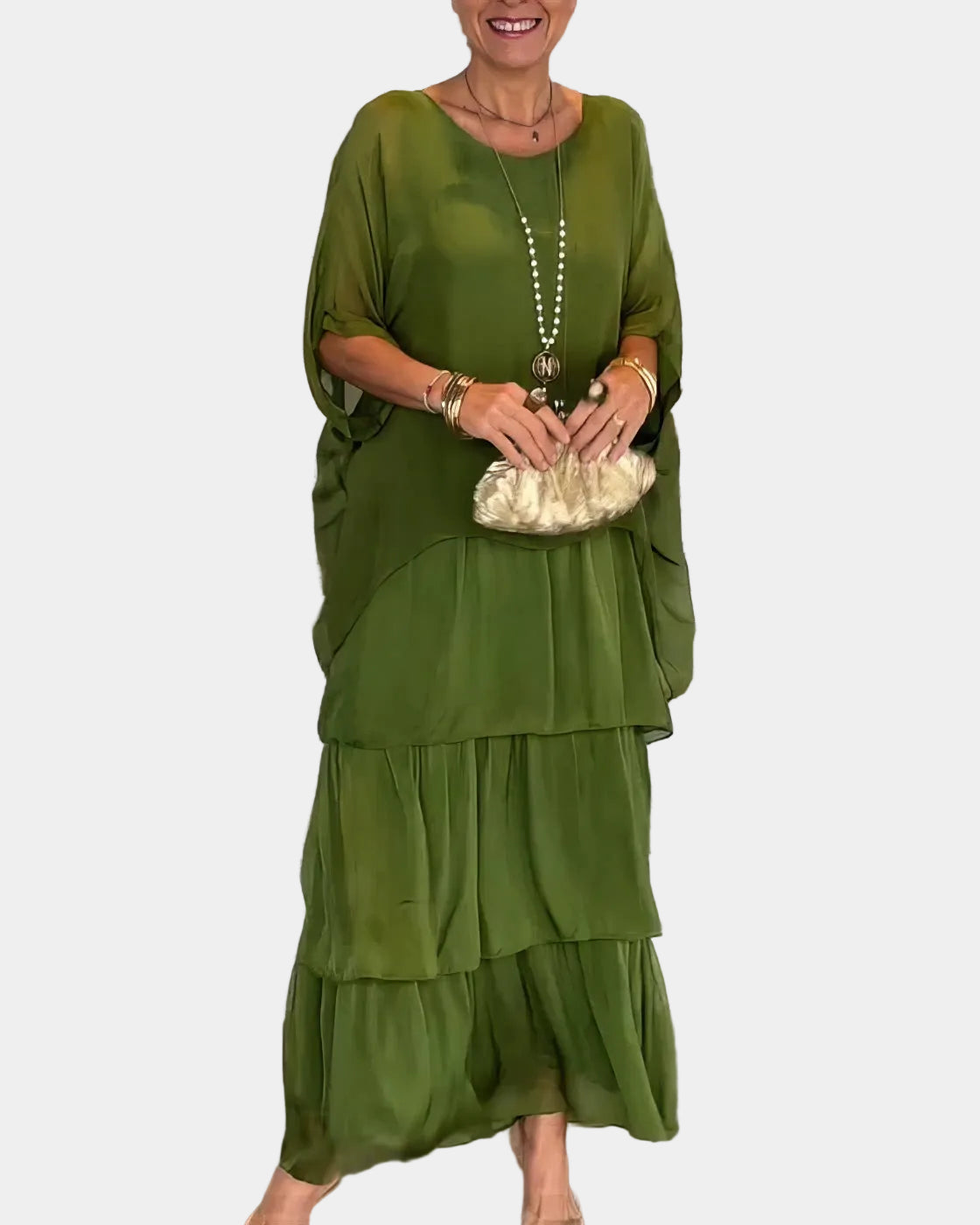 Caroline | Abito maxi elegante, comodo per tutte le occasioni